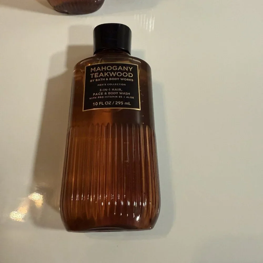 NEW LOT of 3 Bath & Body Works 10 oz NOIR 3-IN-1 Hair, Face & Body Wash‎